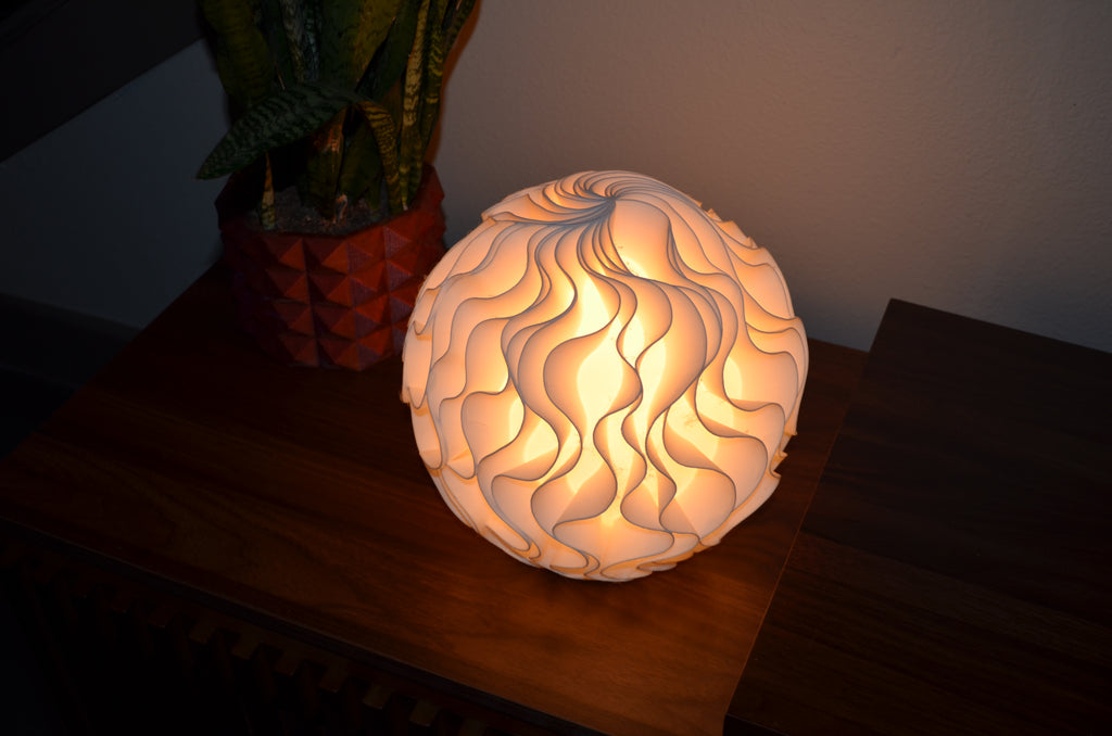 Flowing Ruffles Lamp