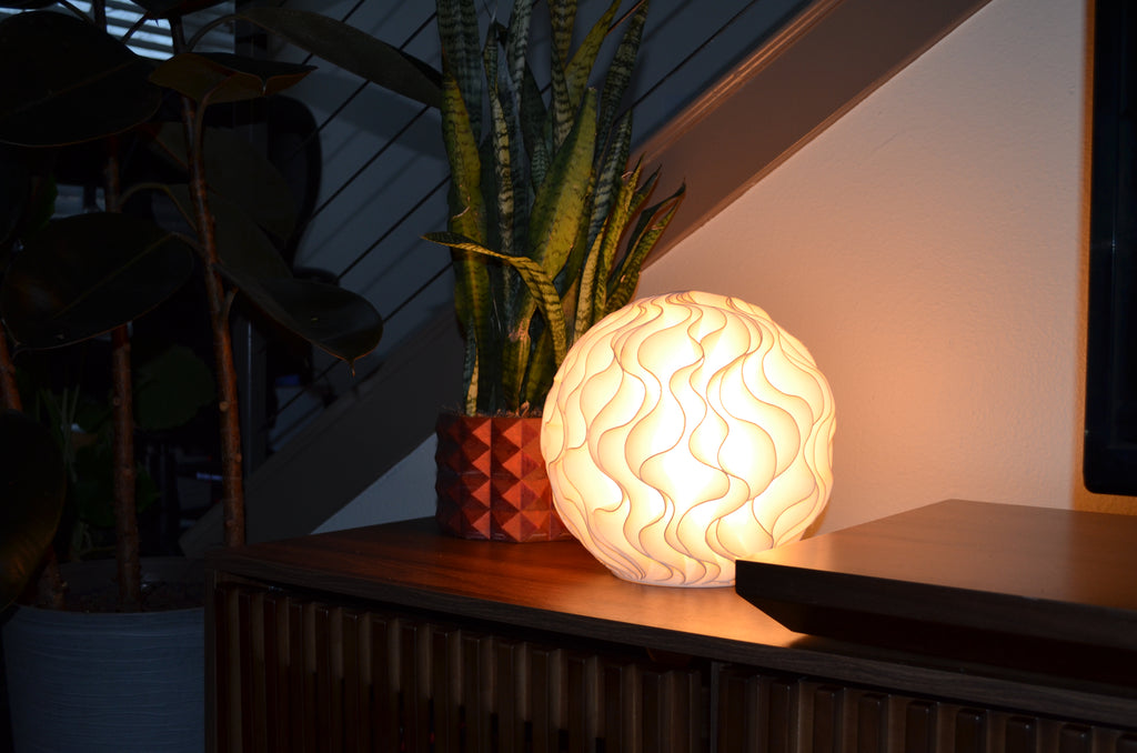 Flowing Ruffles Lamp